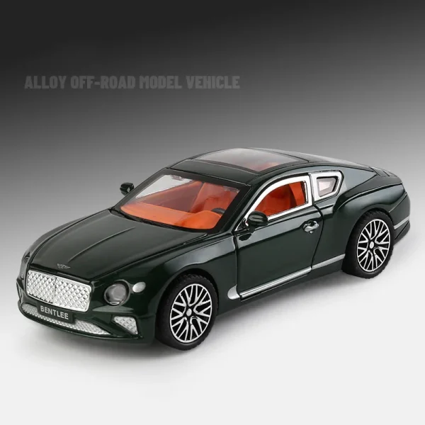 1:32 Continental GT Limousine Alloy Car Model Sound and Light Pull Back Children's Toy Collectibles Birthday gift - Image 4