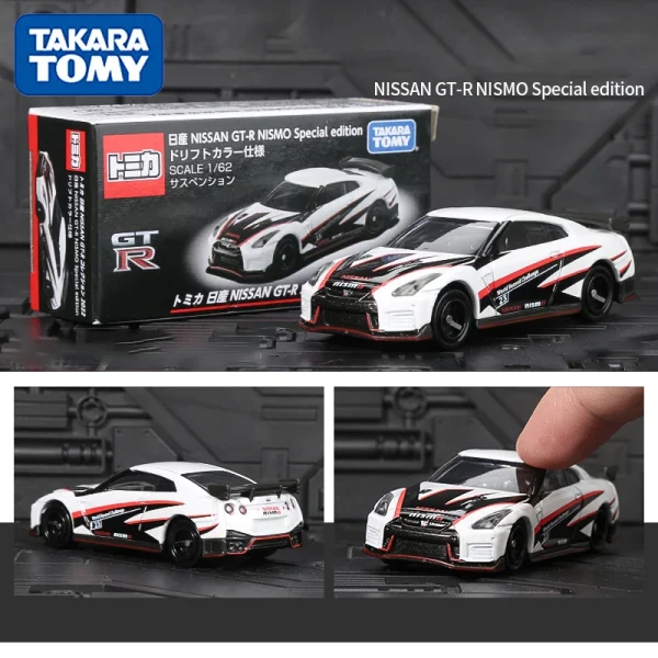 TOMY NISSAN GTR NISMO Special edition Alloy Car Diecasts & Toy Vehicles Car Model Miniature Scale Model Car For Children - Image 4