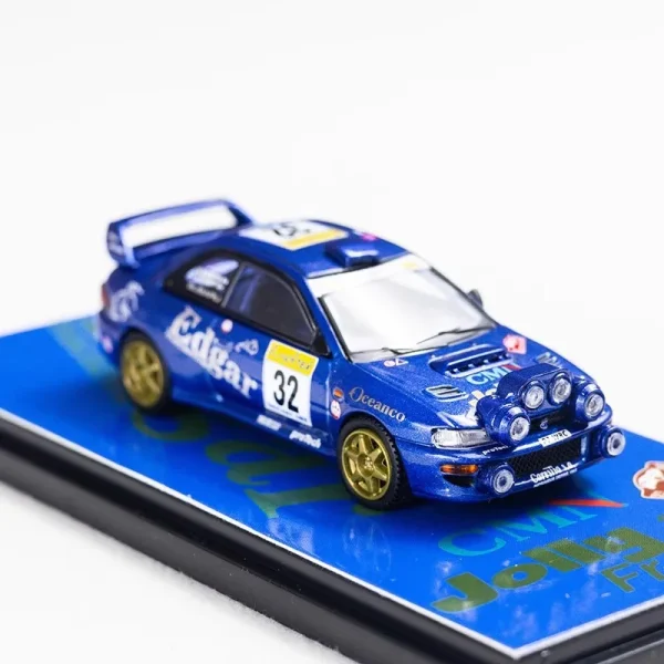Fine Works 1:64 WRC STI 1998 Rallycar Alloy Car Diecasts & Toy Vehicles Car Model Miniature Scale Model Car Toys For Children - Image 4