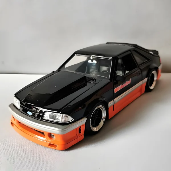 JADA 1:24 Ford Mustang GT 1989 Alloy Car Diecasts & Toy Vehicles Car Model Miniature Scale Model Car For Children
