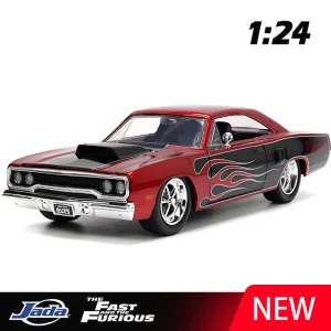 JADA 1:24 Plymouth Road Runner 1970 Alloy Car Diecasts & Toy Vehicles Car Model Miniature Scale Model Car For Children