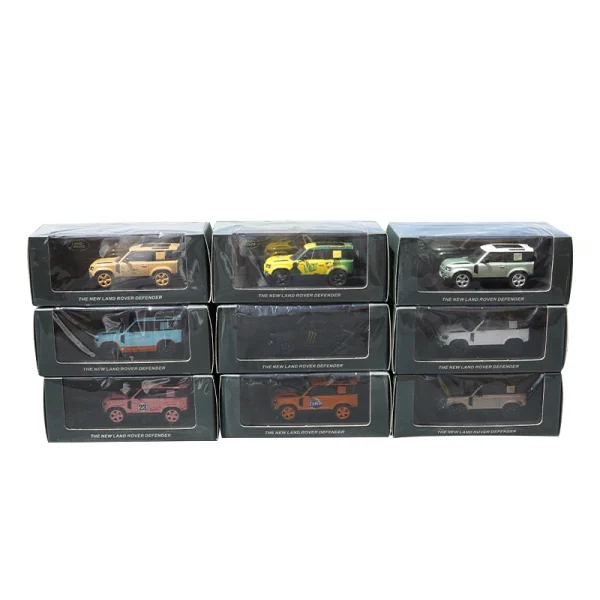 1:64 Defender 90 SUV Alloy Car Diecasts & Toy Vehicles Car Model Miniature Scale Model Car For Children - Image 5