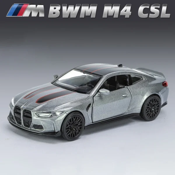 1:36 BMW M4 CSL G82 BMW M3 E30 Metal Toy Alloy Car Diecasts & Toy Vehicles Car Model Model Car For Children - Image 3