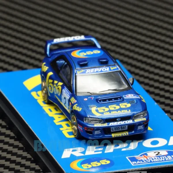 Fine Works 1:64 WRC STI 1998 Rallycar Alloy Car Diecasts & Toy Vehicles Car Model Miniature Scale Model Car Toys For Children - Image 3