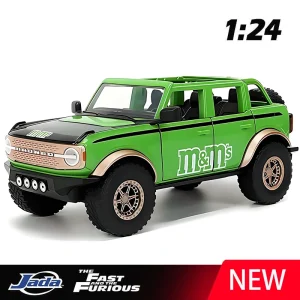JADA 1:24 Bronco 2021 Alloy Car Diecasts & Toy Vehicles Car Model Miniature Scale Model Car For Children