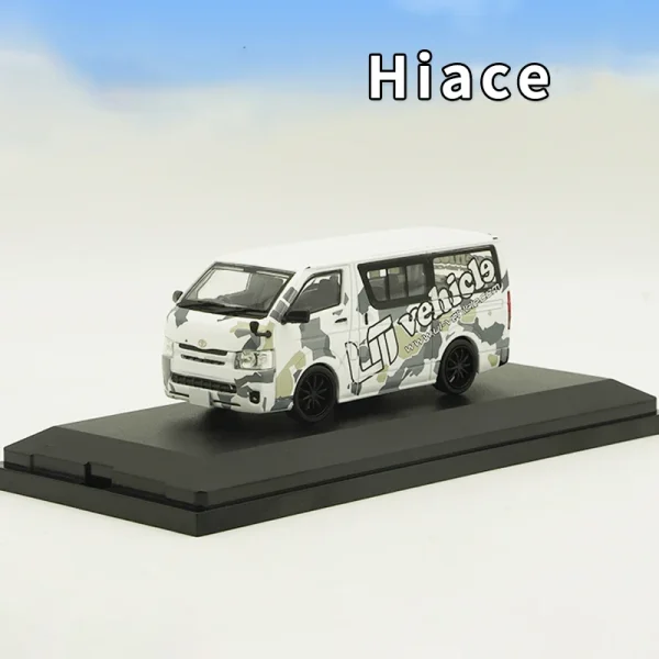 1:43 HIACE VAN BUS Alloy Car Diecasts & Toy Vehicles Car Model Miniature Scale Model Car For Children - Image 4