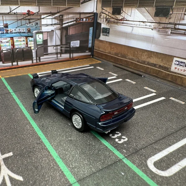 TOMY NISSAN 180SX 6# JDM Alloy Car Diecasts & Toy Vehicles Car Model Miniature Scale Model Car For Children - Image 3