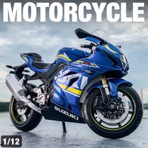 1:12 Diecast Motorcycle Model Toy F-Suzuki Suzuki GSX-R1000 Suspension Off-road Vehicle Motorcycle Collection Model Gift
