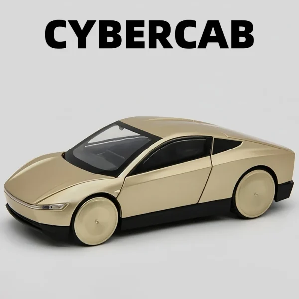 1:32 Teslas Cybercab Robotaxi Alloy Car Model Sound and Light Pull Back Children's Toy Collectibles Birthday gift - Image 3
