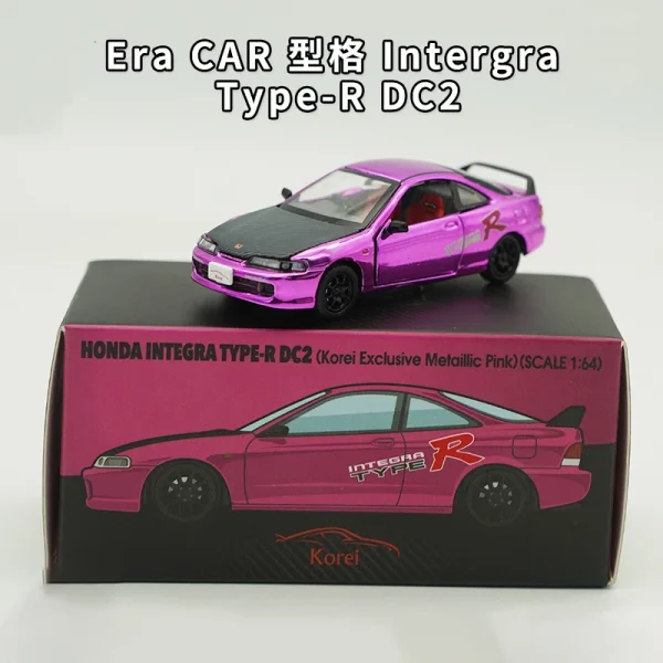 1:64 Era Car Honda Intergra Type-R DC2 Alloy Car Diecasts & Toy Vehicles Car Model Miniature Scale Model Car For Children - Image 3