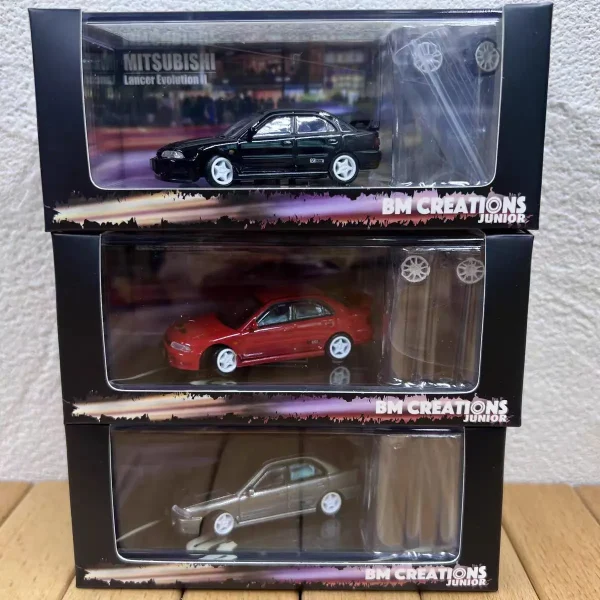 BM 1:64 Lancer Evolution EVO Ⅱ Alloy Car Diecasts & Toy Vehicles Car Model Miniature Scale Model Car For Children - Image 3