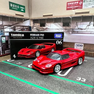 TOMY Ferrari F50 Supercar Alloy Car Diecasts & Toy Vehicles Car Model Miniature Scale Model Car For Children