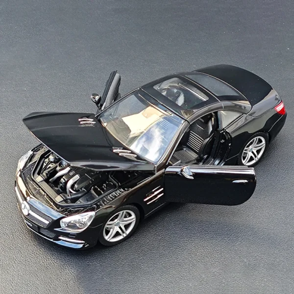 WELLY 1:24 Mercedes-Benz SL500 2012 Alloy Car Diecasts & Toy Vehicles Car Model Miniature Scale Model Car Toy For Children - Image 5