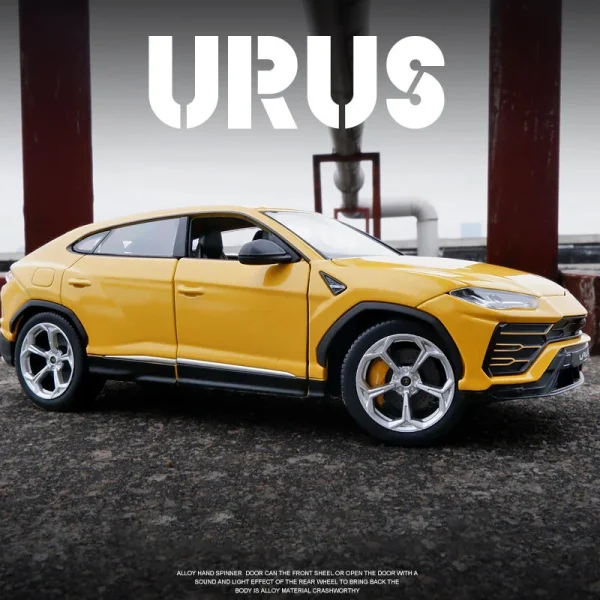 WELLY 1:24 Lamborghini Bison URUS SUV Alloy Car Diecasts & Toy Vehicles Car Model Miniature Scale Model Car Toy For Children - Image 4