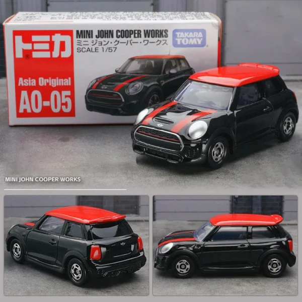 TOMY BMW MINI JOHN COOPER WORKS Alloy Car Diecasts & Toy Vehicles Car Model Miniature Scale Model Car For Children - Image 2