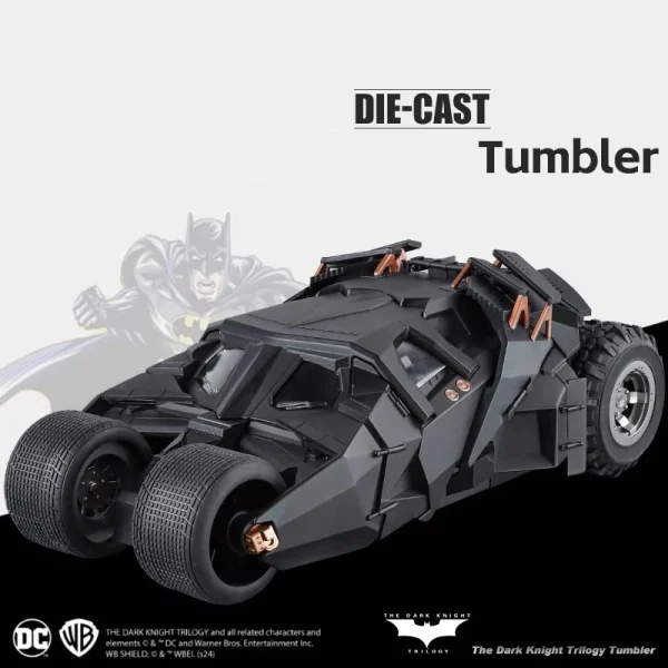 1:18 Batmobile Tumbler Tumbler Alloy Car Diecasts & Toy Vehicles Car Model Miniature Scale Model Car Toys For Children - Image 4