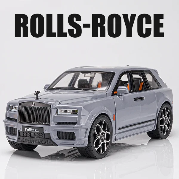 1:20 Rolls Royce Cullinan SUV Alloy Car Model Sound and Light Simulation Car Decoration Collection Child Toy Gift - Image 2