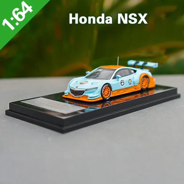 1:64 Honda NSX CONCEPT-GT GT500 Racing Alloy Car Diecasts & Toy Vehicles Car Model Miniature Scale Model Car Toy For Children - Image 3