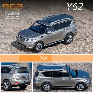 GCD 1:64 Patrol Y62 SUV Alloy Car Diecasts & Toy Vehicles Car Model Miniature Scale Model Car For Children