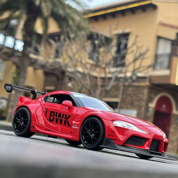 1:22 Supra GR LBWK Racing Car Toy Alloy Car Diecasts & Toy Vehicles Car Model Sound and light Model Toys For Children - Image 5