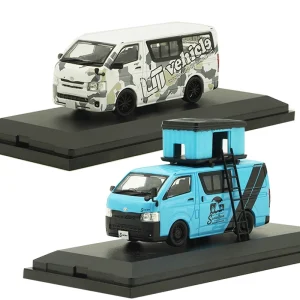 1:43 HIACE VAN BUS Alloy Car Diecasts & Toy Vehicles Car Model Miniature Scale Model Car For Children