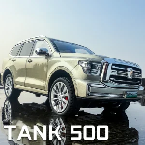 New 1:24 Tank 500 Hi4-T Off-Road Alloy Die Cast Toy Car Model Sound and Light Children’s Toy Collectibles Birthday gift