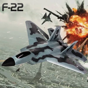 2.4G Glider RC Drone F22 SU35 Fixed Wing Airplane Hand Throwing Foam Dron Electric Remote Control Outdoor RC Plane Toys for Boys