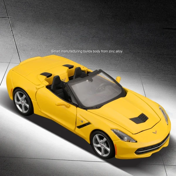 Maisto 1:24 Corvette Stingray Convertible 2014 Alloy Car Diecasts & Toy Vehicles Miniature Scale Model Car Toys For Children - Image 5