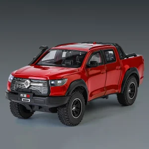 1:24 Great Wall Motor GWM Poer Alloy Muscle Car Model Sound and Light Pull Back Children’s Toy Collectibles Birthday gift