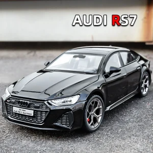 1:24 AUDI RS7 Sportback Supercar Alloy Car Model Sound and Light Children’s Toy Collectibles Birthday gift