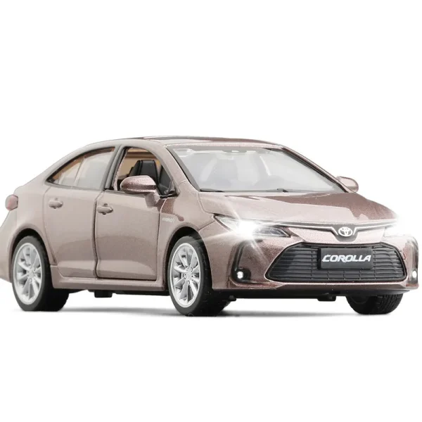 Chengzhen 1:33 TOYOTA Corolla Hybrid Alloy Car Die Cast Toy Car Model Sound and Light Children's Toy Collectibles Birthday gift - Image 5