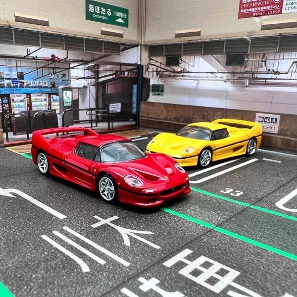 TOMY Ferrari F50 Supercar Alloy Car Diecasts & Toy Vehicles Car Model Miniature Scale Model Car For Children - Image 3