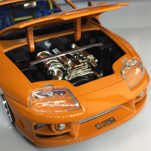 2021 New 1:24 Supra 1995 Toy Alloy Car Diecasts & Toy Vehicles Car Model Miniature Scale Model Car Toys For Children - Image 4