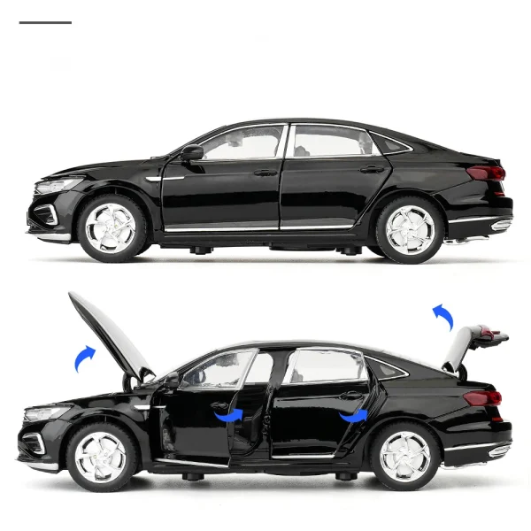 1:24 Passat 2023 Alloy Car Diecasts & Toy Vehicles Car Model Sound and light Pull back Car Toys For Kids Gifts - Image 3