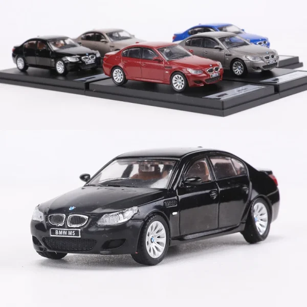 1:64 BMW M5 E60 Alloy Car Diecasts & Toy Vehicles Car Model Miniature Scale Model Car For Children - Image 3