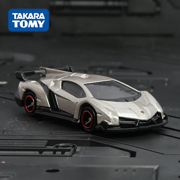 TOMY Lamborghini Veneno Supercar Alloy Car Diecasts & Toy Vehicles Car Model Miniature Scale Model Car For Children - Image 4
