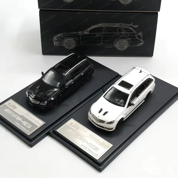 Flame 1:64 C63 Edition 507 Wagon Alloy Car Diecasts & Toy Vehicles Car Model Miniature Scale Model Car Toys For Children