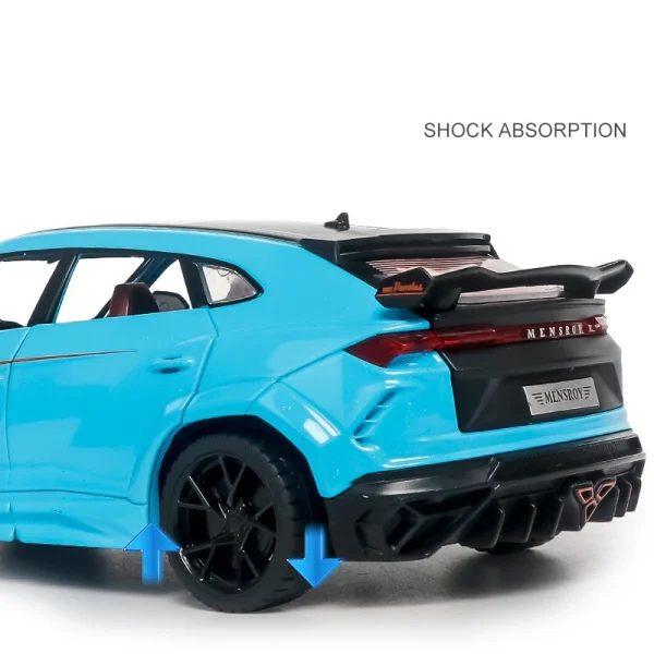 1:24 Lambos URUS Bison Mansory SUV Alloy Cast Toy Car Model Sound and Light Children's Toy Collectibles Birthday gift - Image 5