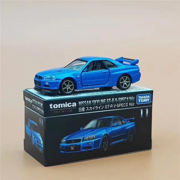 TOMY Fast & Furious Nissan GTR R34 Skylin Alloy Car Diecasts & Toy Vehicles Car Model Miniature Scale Model Car For Children - Image 3