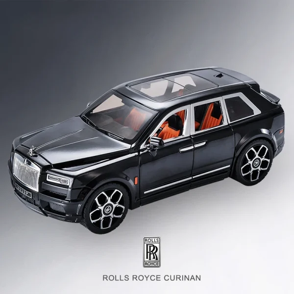 1:20 Rolls Royce Cullinan SUV Alloy Car Model Sound and Light Simulation Car Decoration Collection Child Toy Gift - Image 11