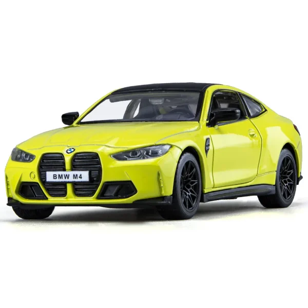 1:32 BMW M4 IM G82 Supercar Alloy Car Model With Pull Back Sound Light Children Gift Collection Diecast Toy Model - Image 2