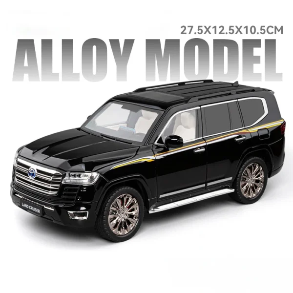 1/18 Toyota Land Cruiser LC300 SUV Alloy Die Cast Toy Car Model Sound and Light Children's Toy Collectibles Birthday gift - Image 5