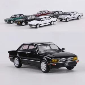 DCT 1/64 Peugeot 505 Sedan Alloy Car Diecasts & Toy Vehicles Car Model Miniature Scale Model Car For Children
