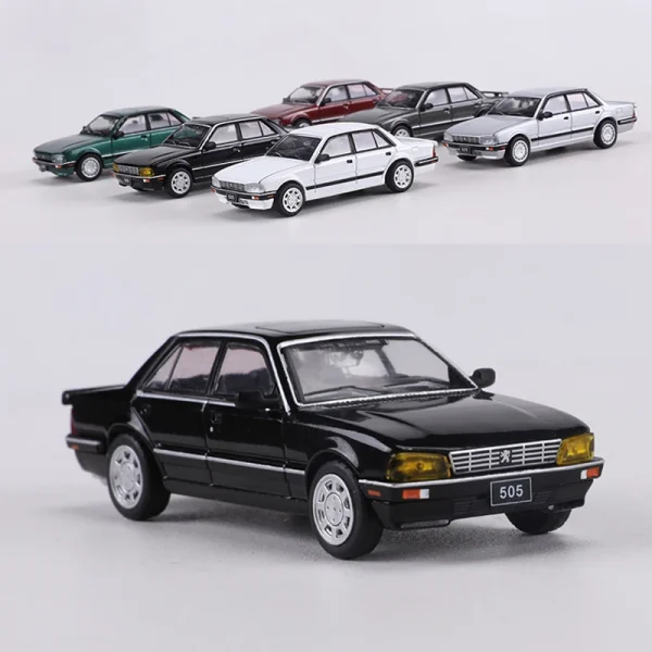 DCT 1/64 Peugeot 505 Sedan Alloy Car Diecasts & Toy Vehicles Car Model Miniature Scale Model Car For Children - Image 2