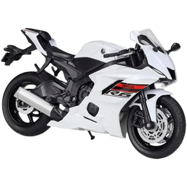 WELLY 1/12 Yamaha YZF-R6 Die Cast Motorcycle Model Toy Vehicle Collection Autobike Shork-Absorber Off Road Autocycle Toys Car - Image 5