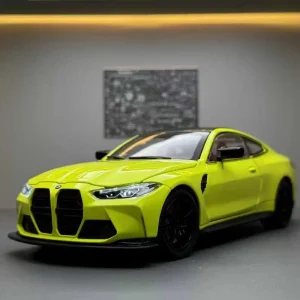 1:24 BMW M4 IM Supercar Alloy Muscle Car Model Sound and Light Pull Back Children’s Toy Collectibles Birthday gift