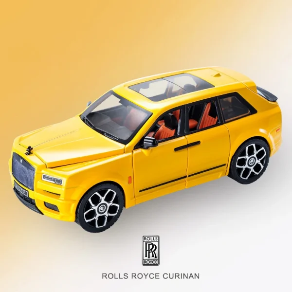 1:20 Rolls Royce Cullinan SUV Alloy Car Model Sound and Light Simulation Car Decoration Collection Child Toy Gift - Image 4