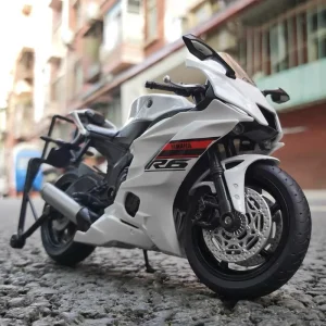 WELLY 1/12 Yamaha YZF-R6 Die Cast Motorcycle Model Toy Vehicle Collection Autobike Shork-Absorber Off Road Autocycle Toys Car