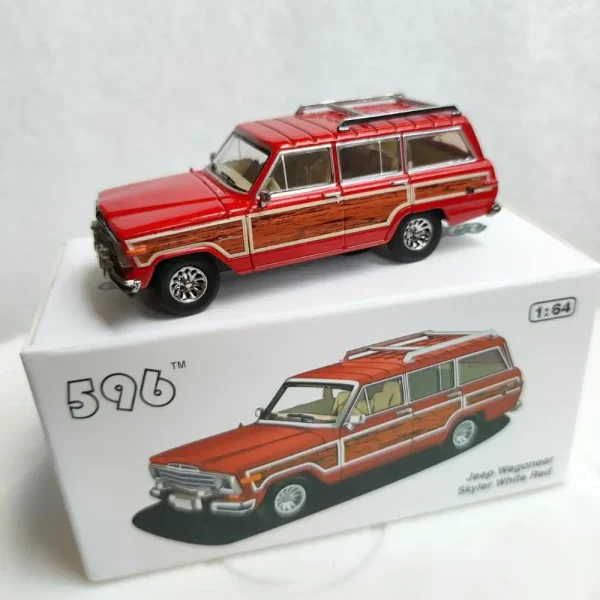 596 1/64 Wagoneer SUV Alloy Racing Car Diecasts & Toy Vehicles Car Model Miniature Scale Model Car For Children