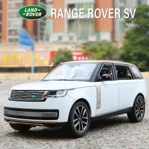 1:24 Land Rover Range Rover SV 2022 Alloy Die Cast Toy Car Model Sound and Light Children’s Toy Collectibles Birthday gift